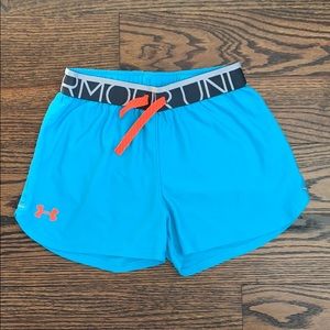 Girls Blue Under Armour Shorts
